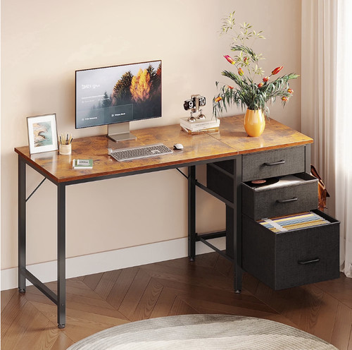 Inch computer desk with - desk, 3